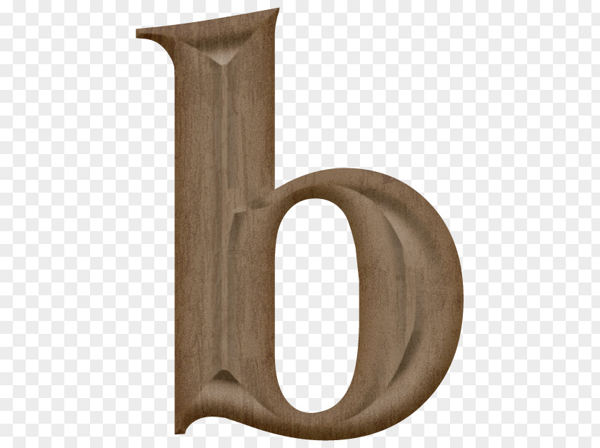 Wood Engraving Letter B PNG