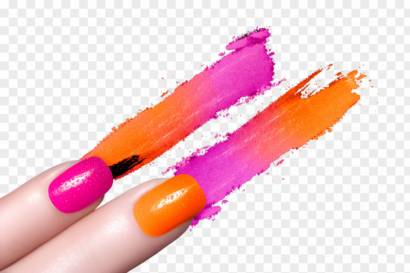 Creative Nail Art Poster Polish PNG