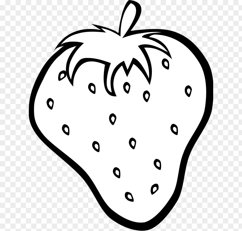 Handprint Coloring Page Strawberry Pie Free Content Clip Art PNG