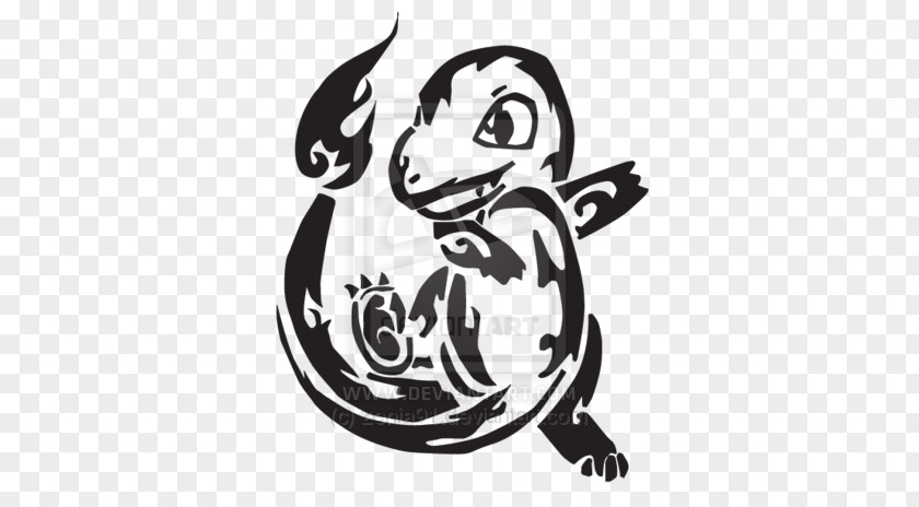 Tribal Vector Pikachu Charmander Charizard Drawing Stencil PNG