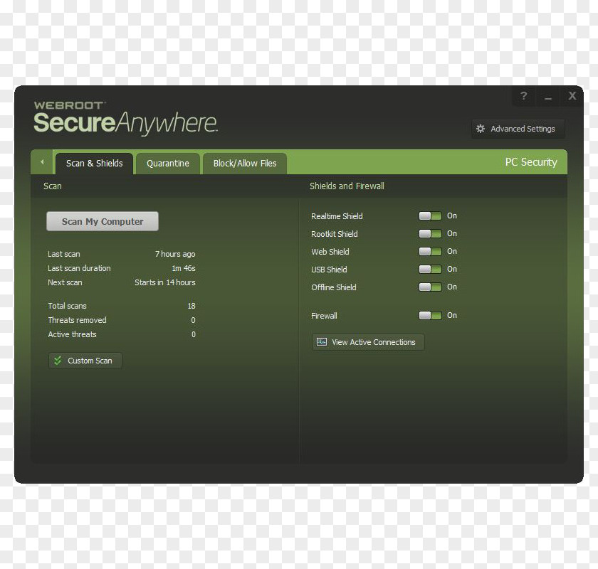 Webroot SecureAnywhere AntiVirus Antivirus Software Computer Security Internet Essentials PNG