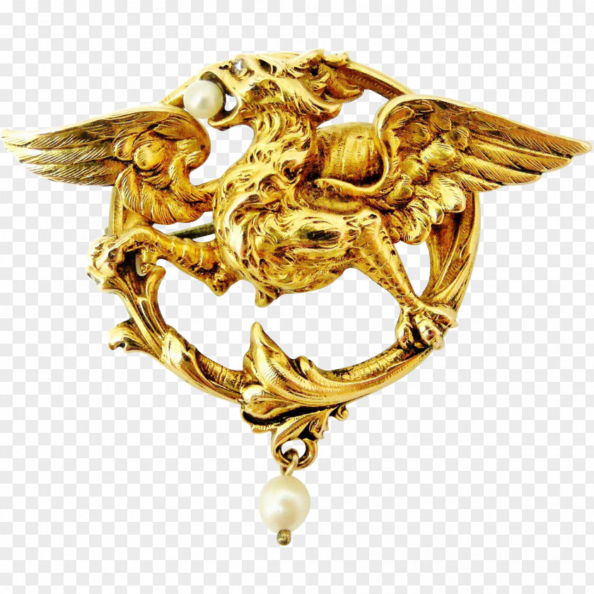 Gold Brooch Jewellery Charms & Pendants Pin PNG