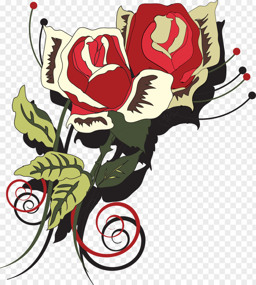 Rose Garden Roses Clip Art Floral Design Vector Graphics PNG