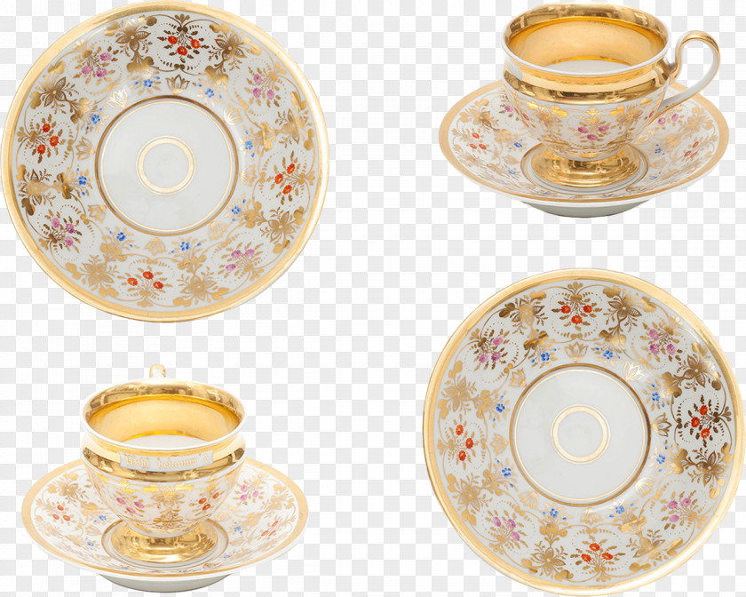 Tableware Saucer Porcelain Coffee Cup Plate PNG
