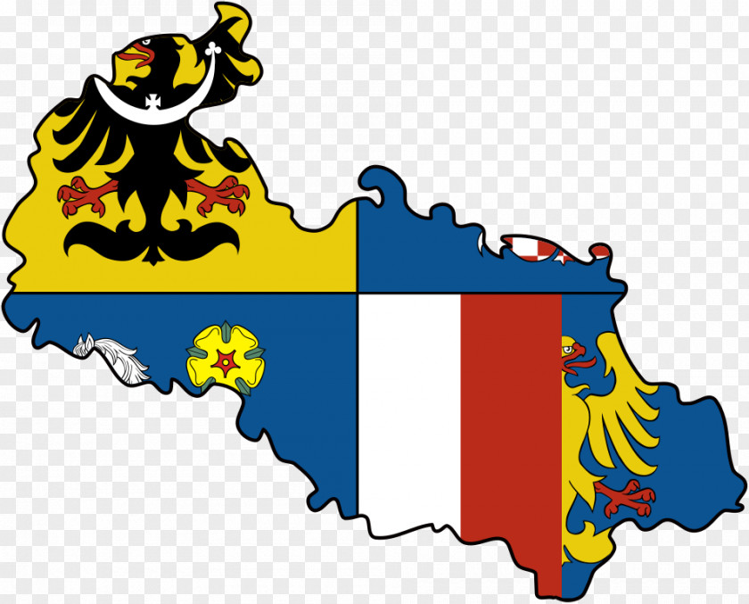 Flag Moravian-Silesian Region Czech Silesia Olomouc PNG