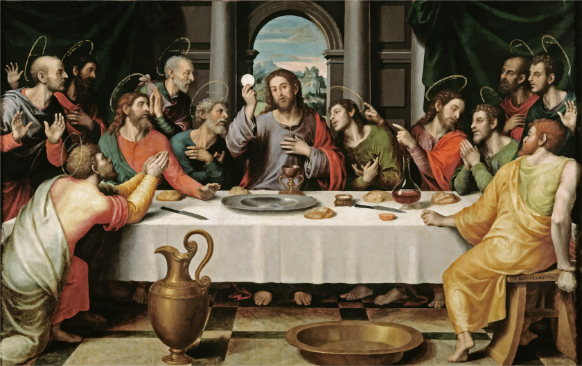 Last Supper Cliparts Eucharist Christianity Mass Catholic Church PNG