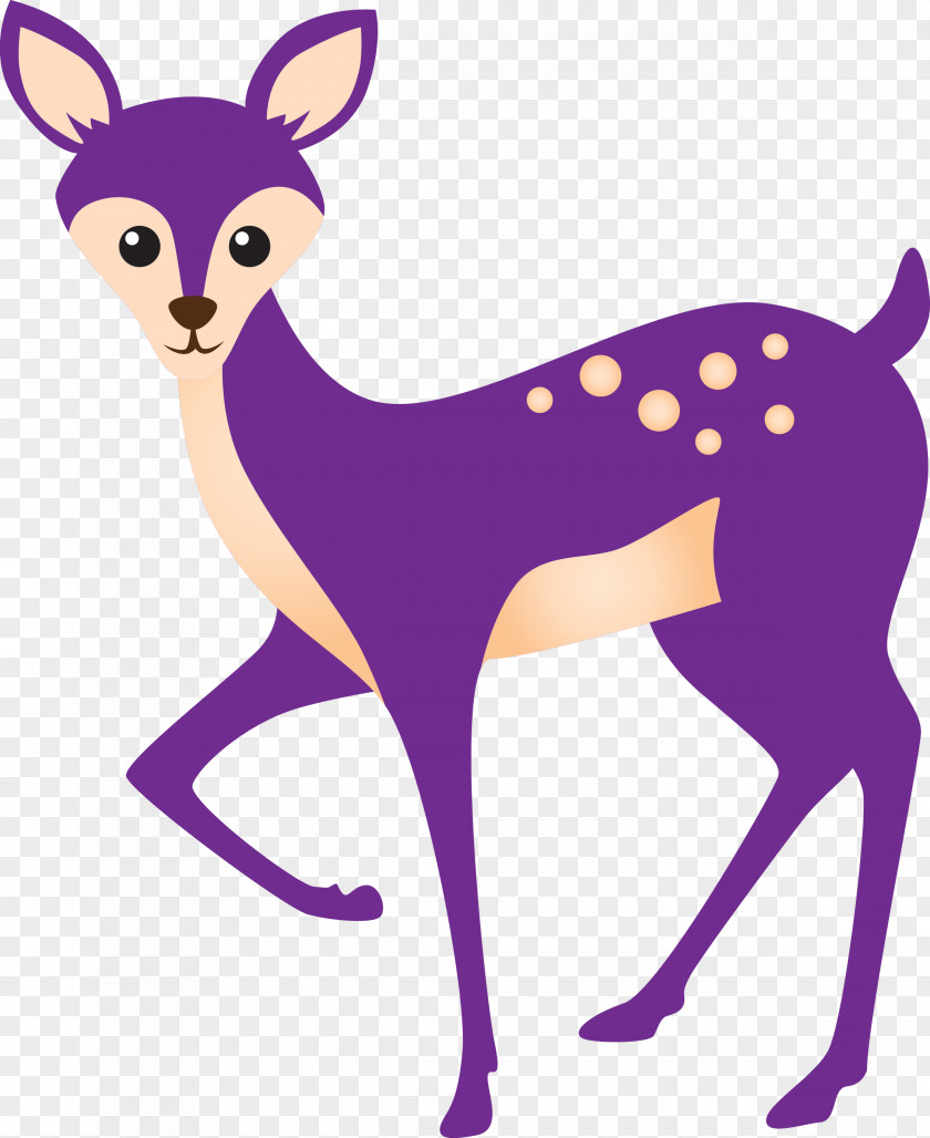 Purple Violet Deer Tail Wildlife PNG