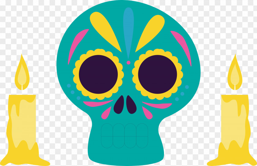 Day Of The Dead Día De Muertos Mexico PNG