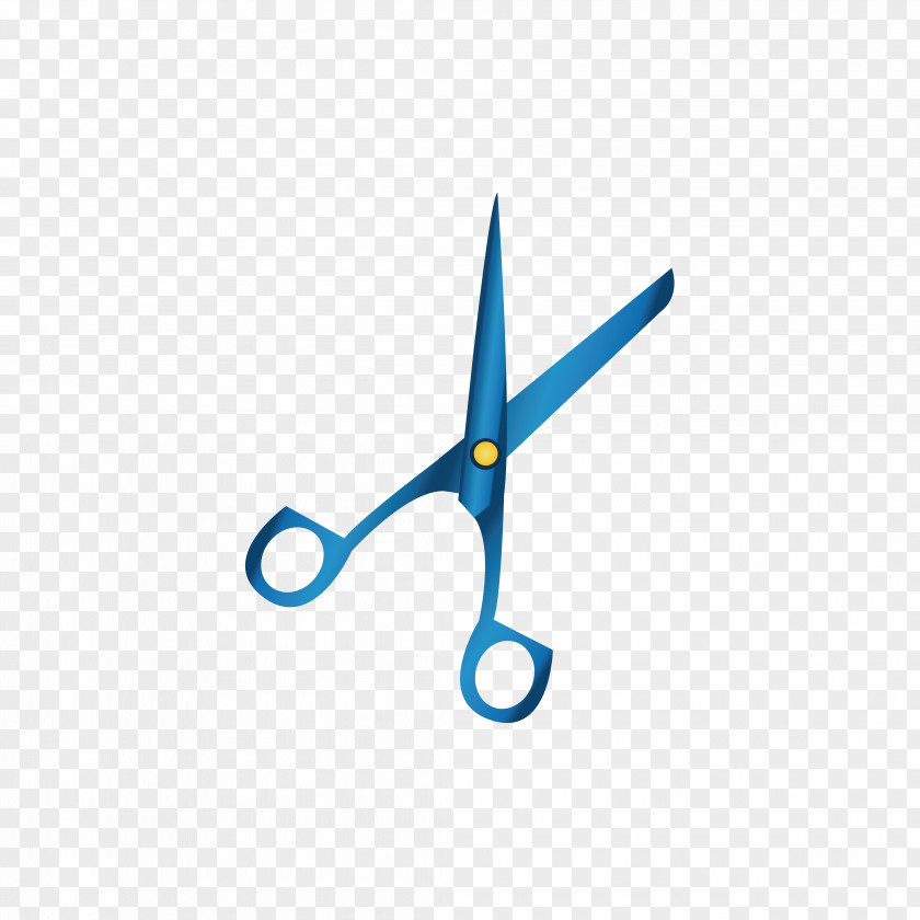 Hairdressing Scissors Comb PNG