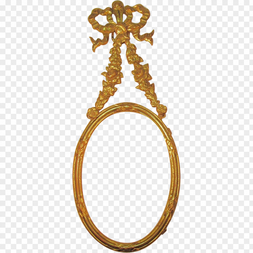 Metal Frame Yellow Crown 01504 Body Jewellery PNG