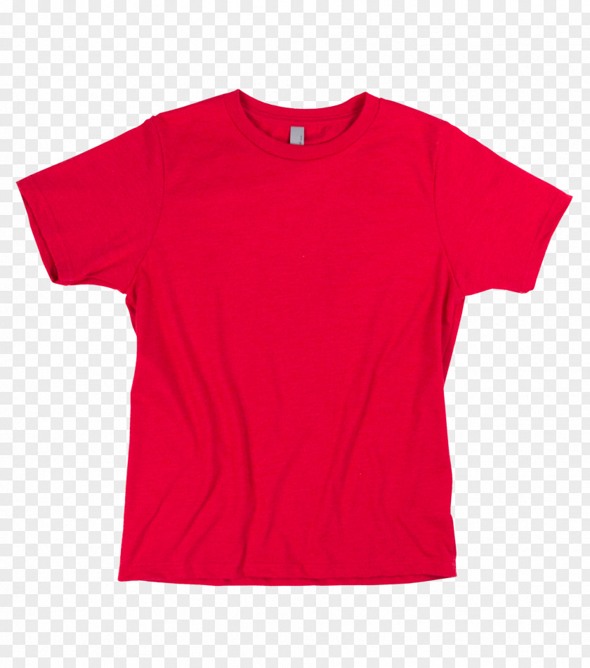 Printed T Shirt Red T-shirt Clothing Crew Neck Polo PNG