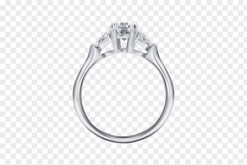 Skipping Rocks Engagement Ring Diamond Białe Złoto Gold PNG