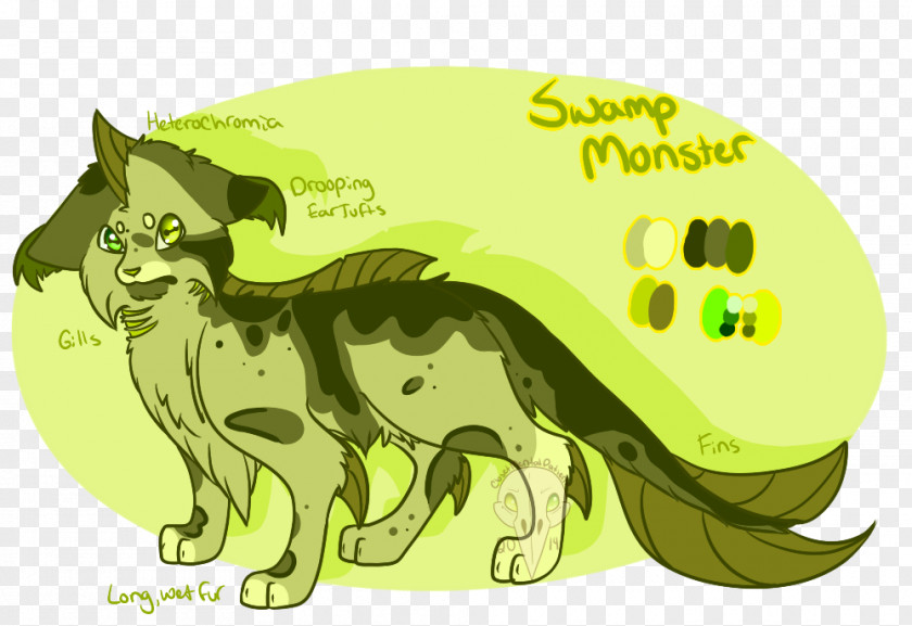 Swamp Monster Cat Clip Art Illustration Dog Canidae PNG