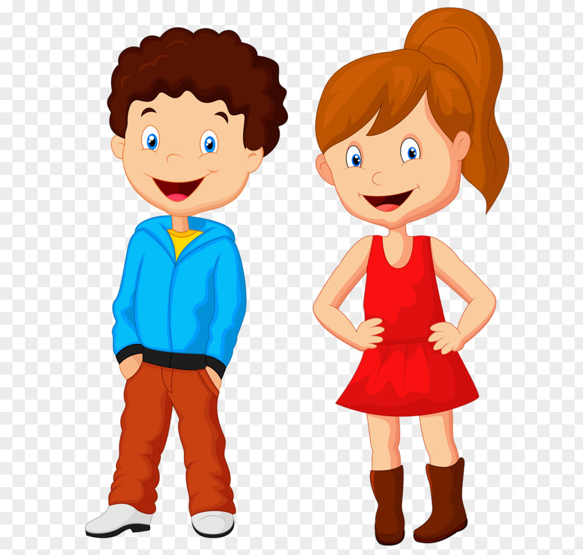 Two Children Child Drawing Animation Dessin Animxe9 PNG