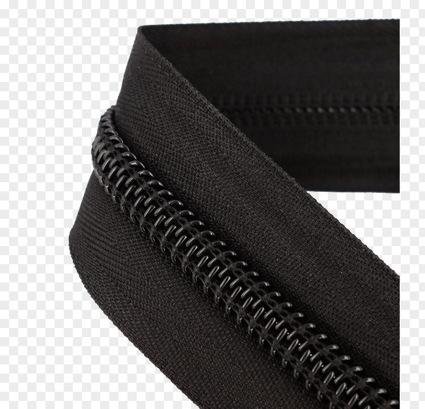 Zipper Plastic YKK Prym Black PNG