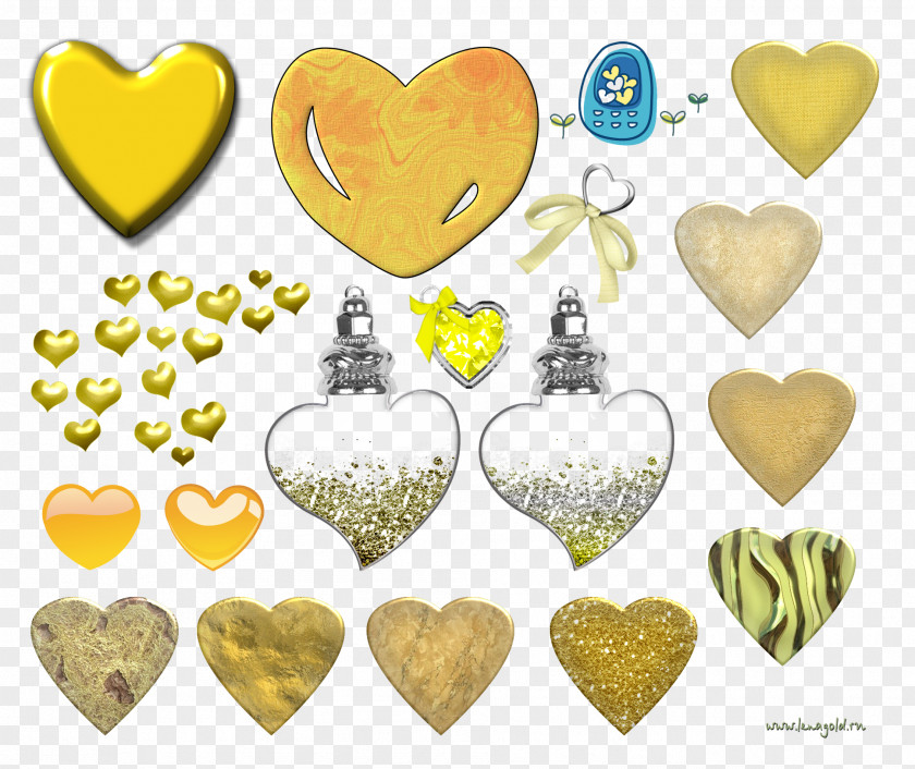 Heart Of Gold Design Yellow Text Clip Art Picture Frames PNG
