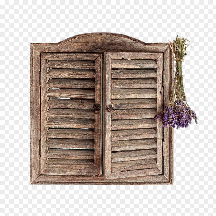 Lavender On Wooden Windows Window Paper Wood Wall Furniture PNG