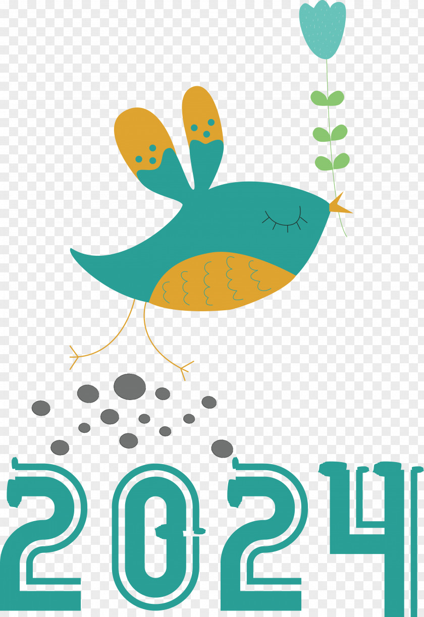 Logo Green Teal Leaf Text PNG
