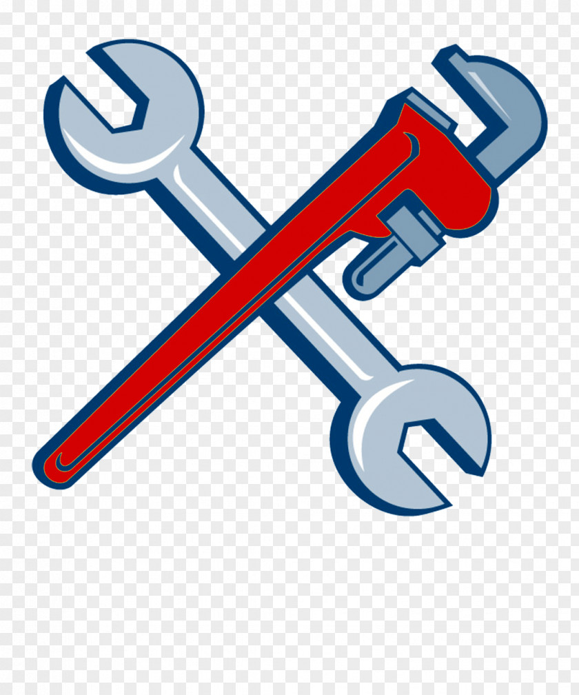 Logo Pipe Wrench Monkey Cartoon PNG