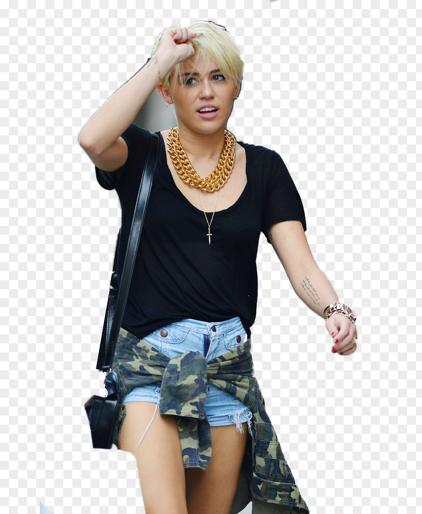 Miley Cyrus Hairstyle Fashion Bangs PNG