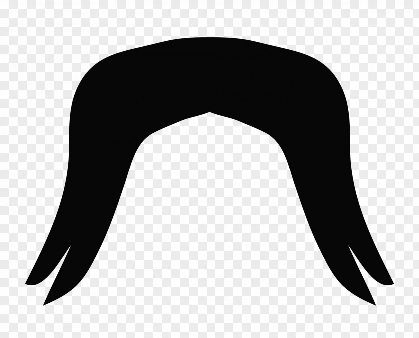 Moustache Beard Neck Black PNG