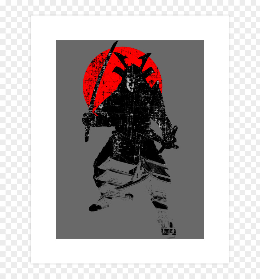 Samurai Poster Graphic Design Bushido PNG