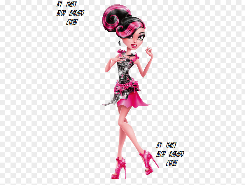 Barbie Monster High Draculaura Doll PNG