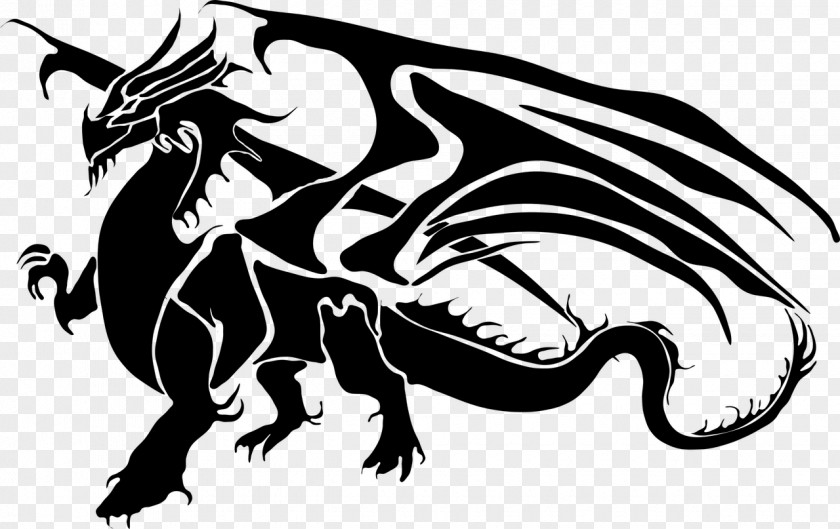 Dragon Chinese Silhouette Clip Art PNG