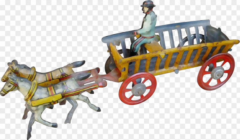 Horse And Buggy Chariot Vehicle Wagon Carriage Playset Mode Of Transport PNG