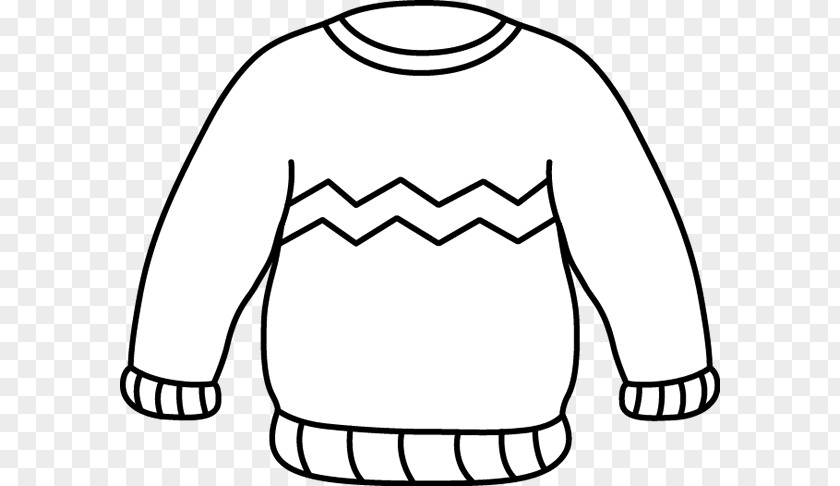 Zig Zag Border Christmas Jumper Sweater T-shirt Clothing Clip Art PNG