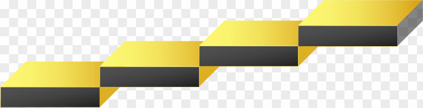Floating Stairs Yellow Brand PNG