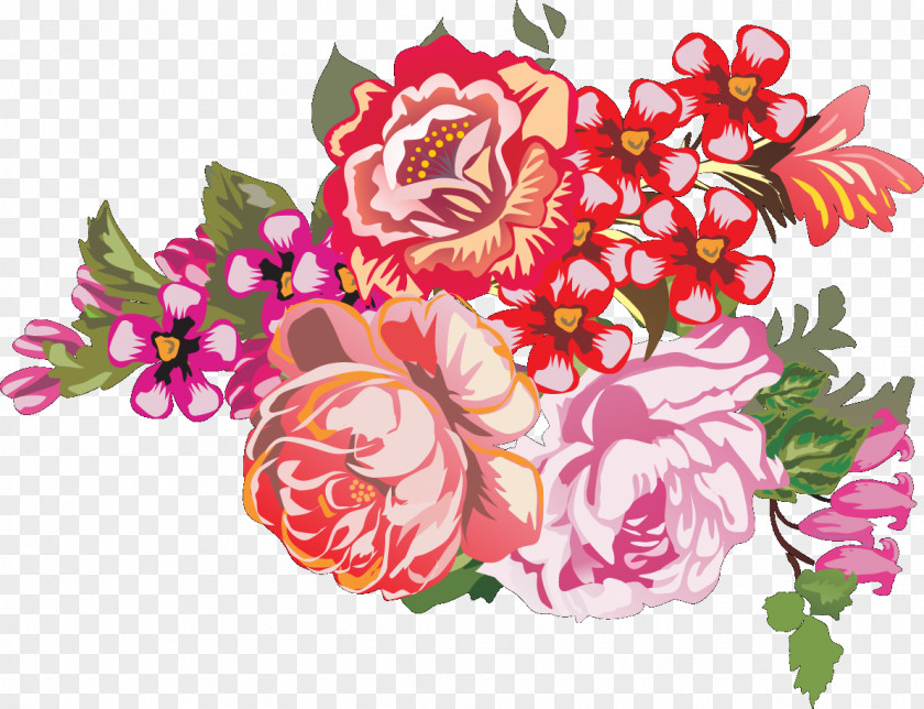 Flower Garden Roses Floral Design Cabbage Rose PNG