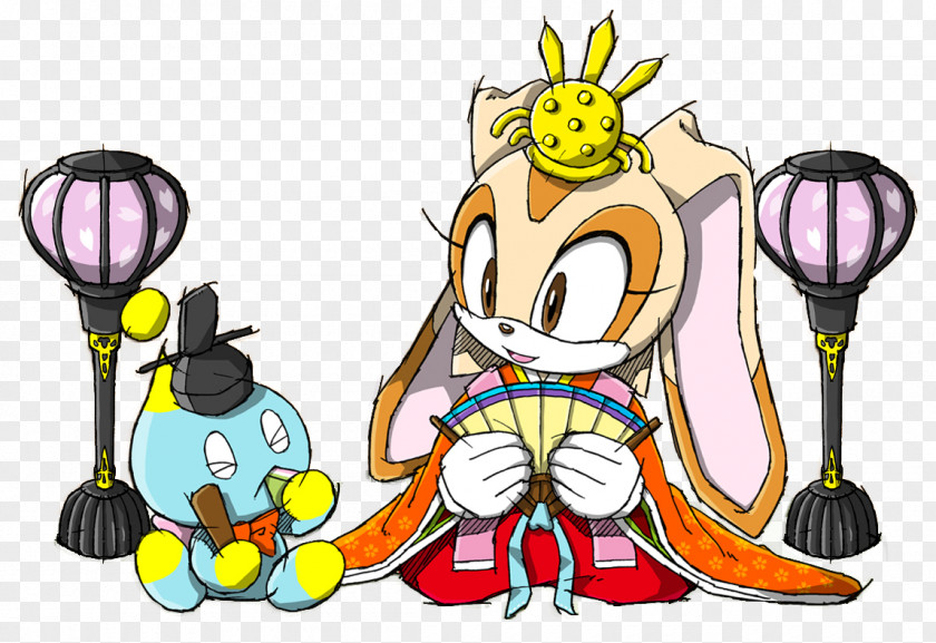 Hinamatsuri Cream The Rabbit Sonic Free Riders Heroes Rouge Bat Hedgehog PNG