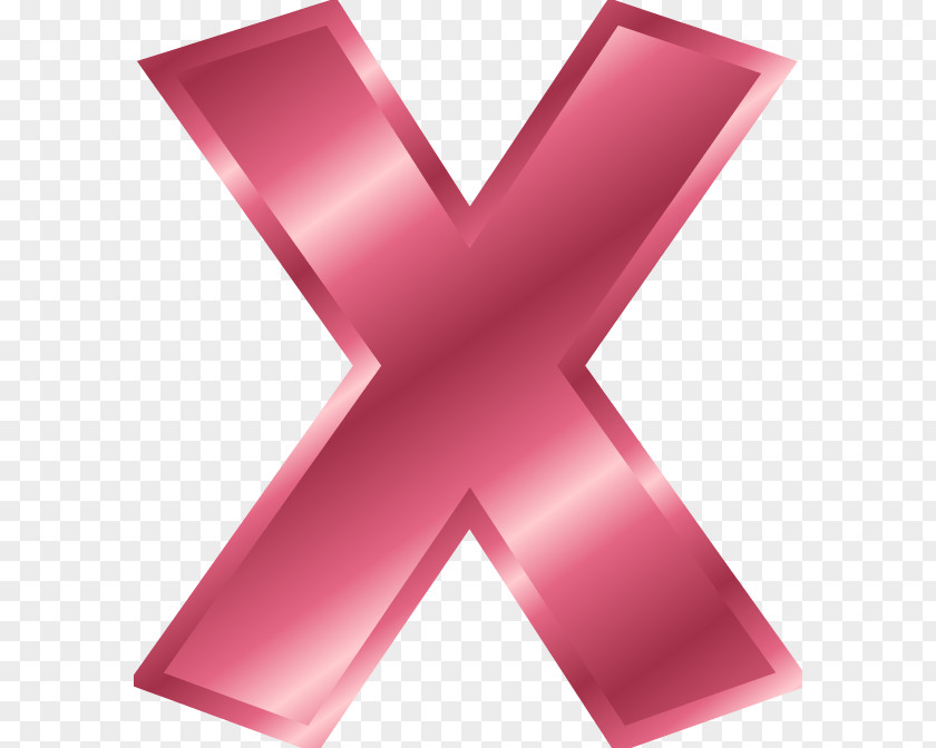 Letter X Clip Art PNG