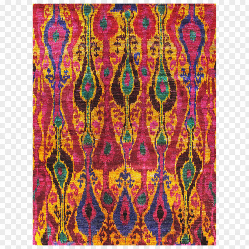 Carpet Paisley Textile Ikat Symmetry Silk PNG