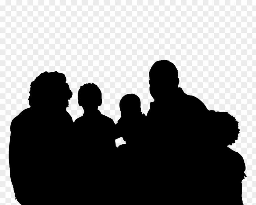 Father Day Silhouette Portrait Family Clip Art PNG