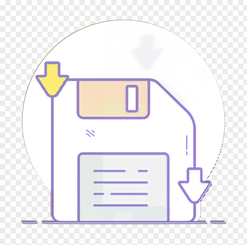 House Diagram Arrow Icon Down Download PNG