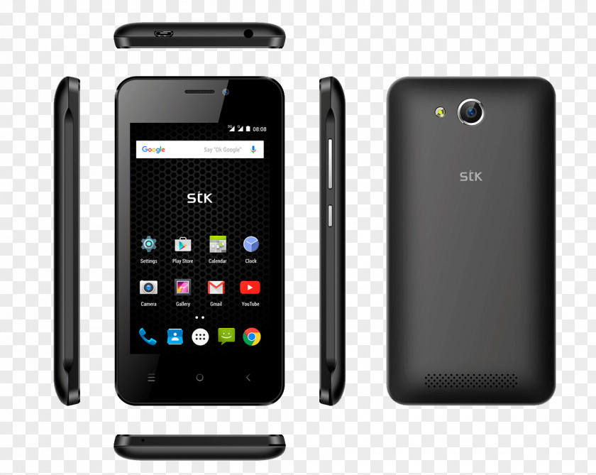 Black Telephone Dual SIMSmartphone Feature Phone STK Sync 5E Smartphone PNG