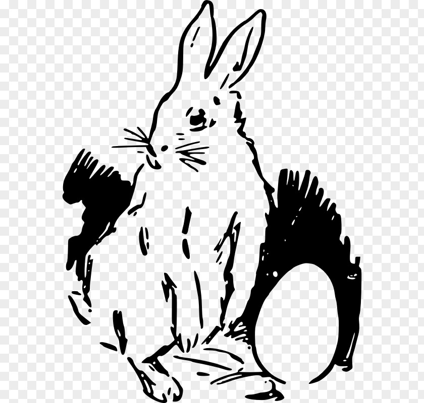 Easter Bunny Domestic Rabbit Egg Clip Art PNG