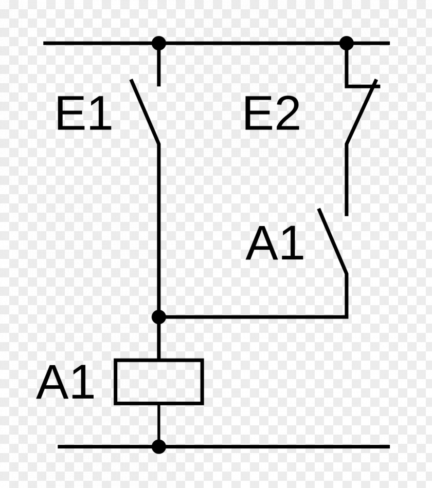 Ladder Element Circuit Diagram Logic Open-loop Controller Wiring Relay PNG