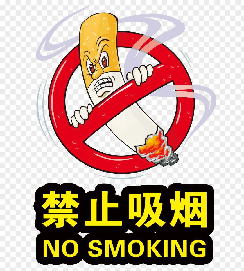 No Smoking Tips Cessation Ban Sign PNG