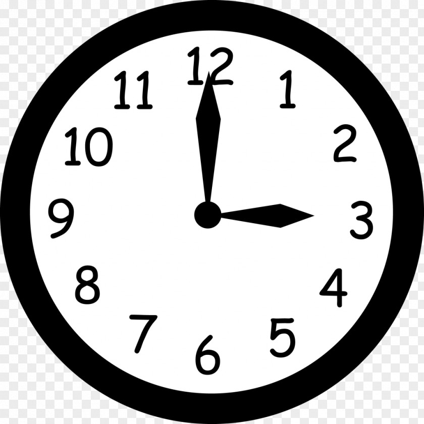 All Time Cliparts Alarm Clock Black And White Clip Art PNG