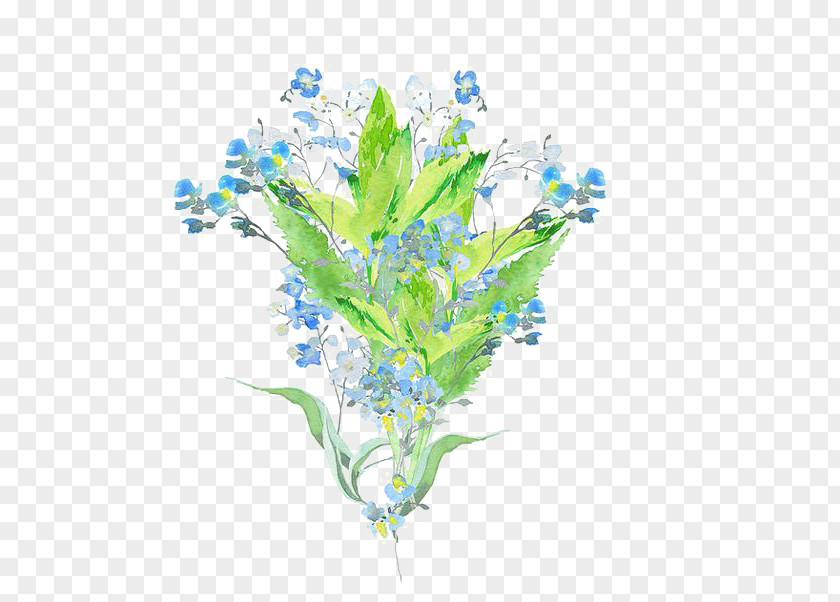 Bouquet Flower Drawing Watercolor Painting PNG