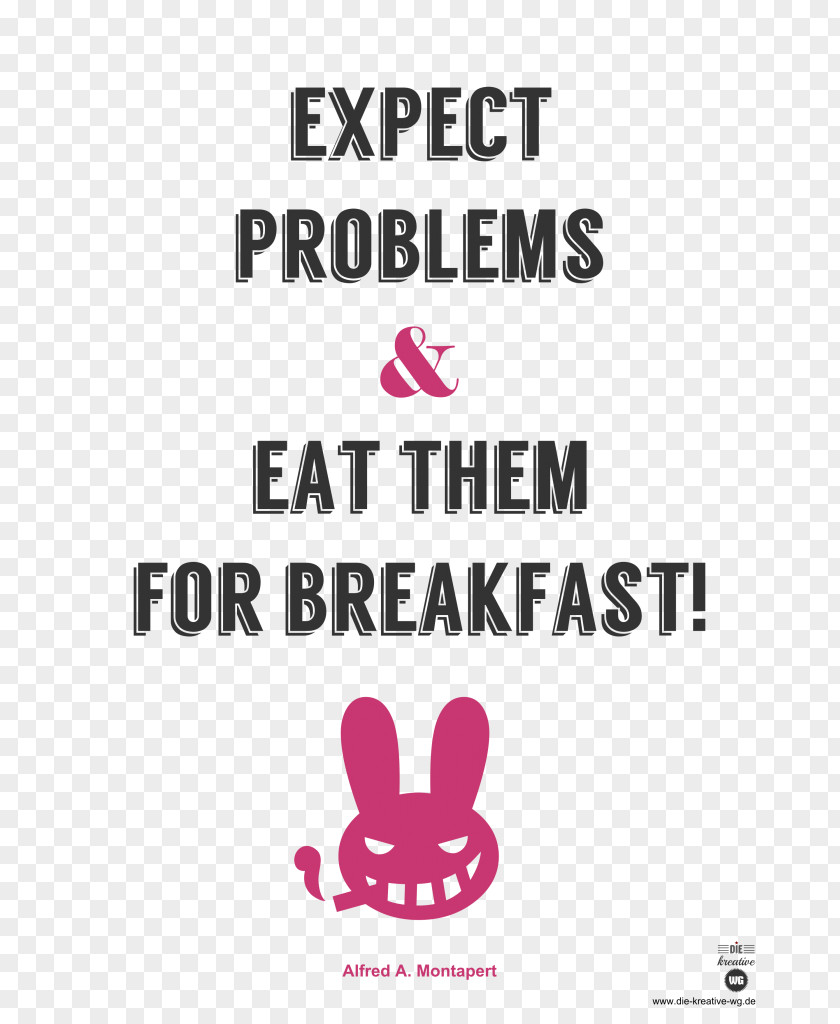 Eat Breakfast Logo Brand Pink M Finger Font PNG