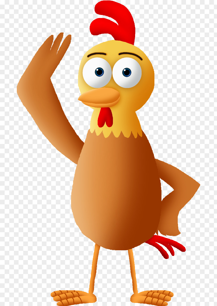 Animation Bird Cartoon Chicken Rooster Finger PNG