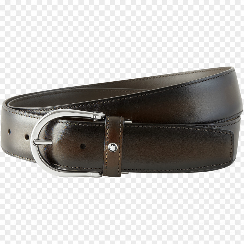 Belt Montblanc Leather Strap Meisterstück PNG