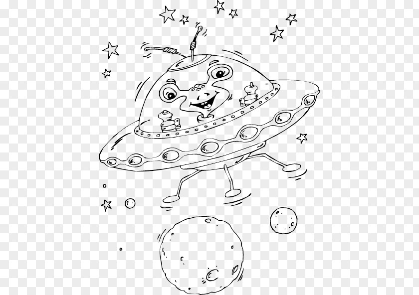 Child Coloring Book Colouring Pages Flying Saucer Unidentified Object PNG