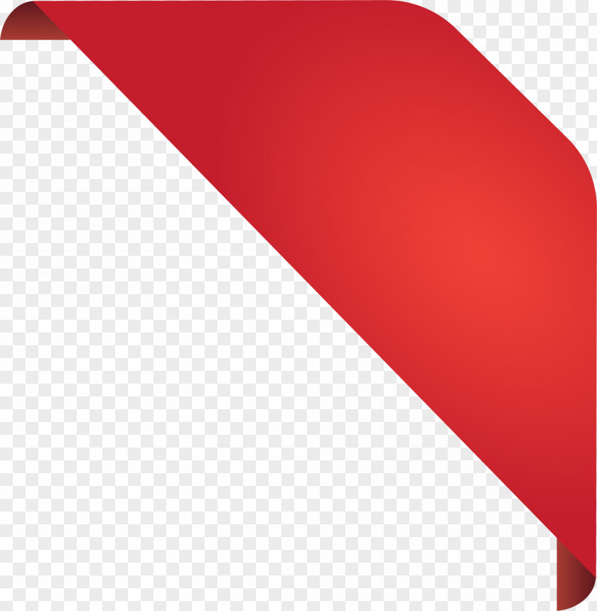 Hand Painted Red Ribbon Scroll Information PNG