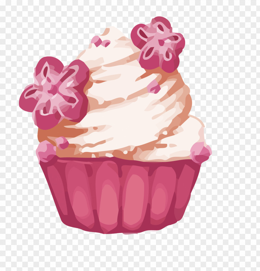 Vector Cherry Cake Cupcake Macaron Muffin Pastry PNG