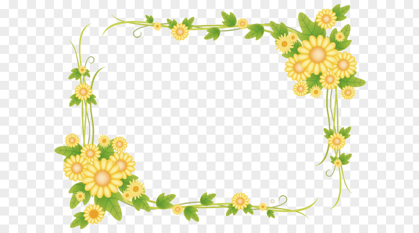 Flower Border Flowers Clip Art PNG